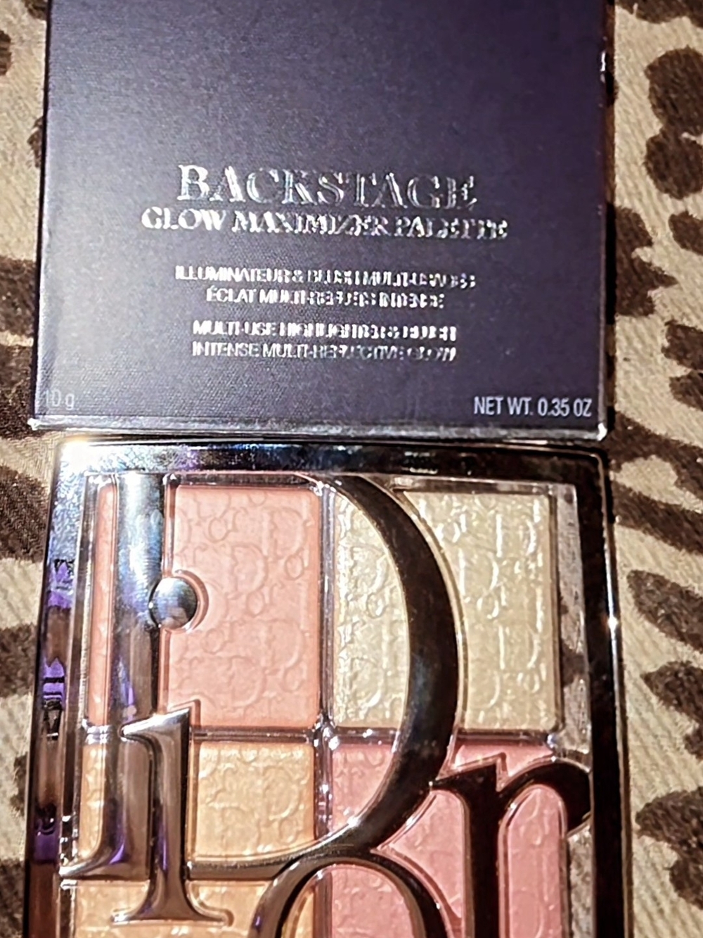 Dior Backstage Glow Maximizer Palette — Pink & Gold Highlighters